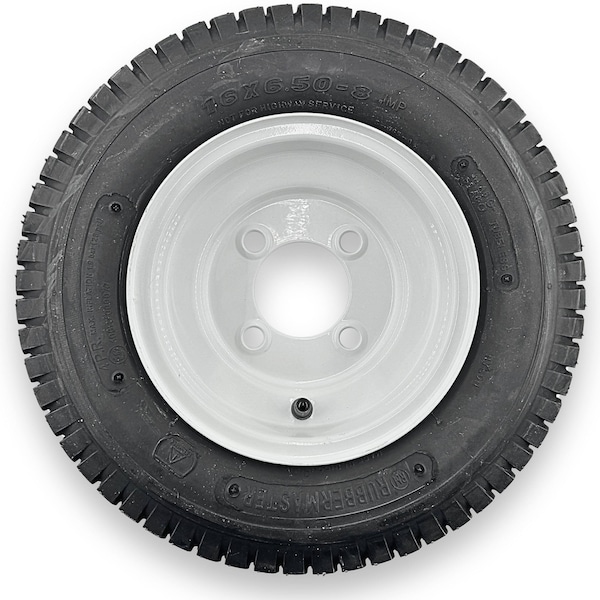 Rubbermaster - Steel Master Rubbermaster 16x6.50-8 4 Ply Turf Tire and 4 on 4 Stamped Wheel Assembly 598970 - main